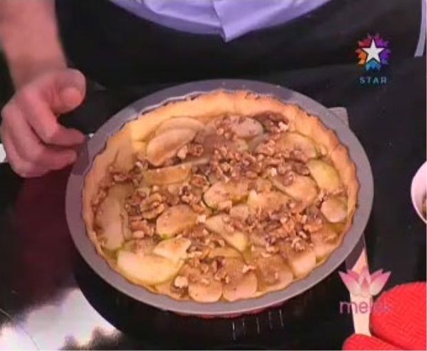 Elmalı Cevizli Tart