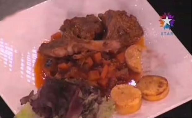 Patlıcan Soslu Kuzu Pirzola ve Fondan Patates