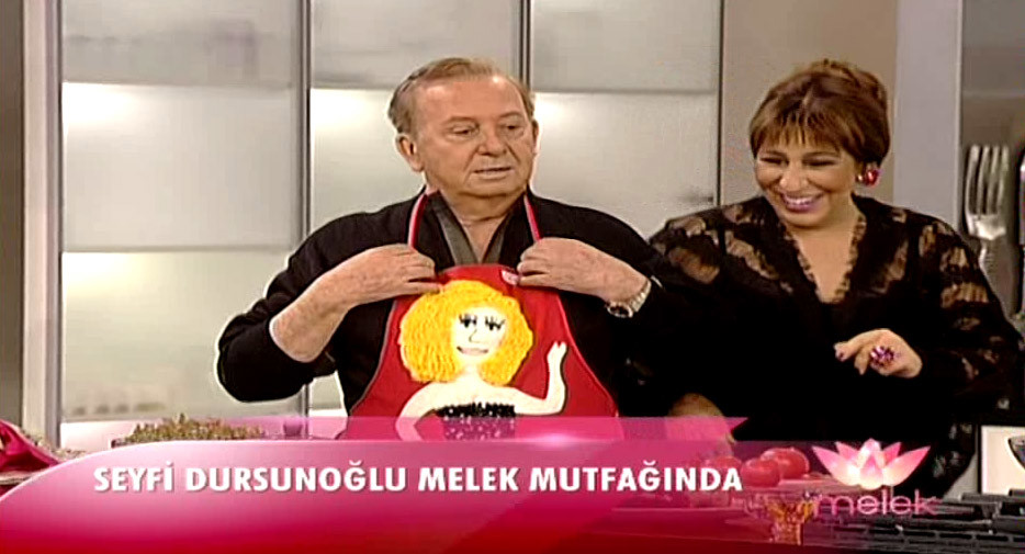 Seyfi Dursunoğlu Melek'in mutfağında!