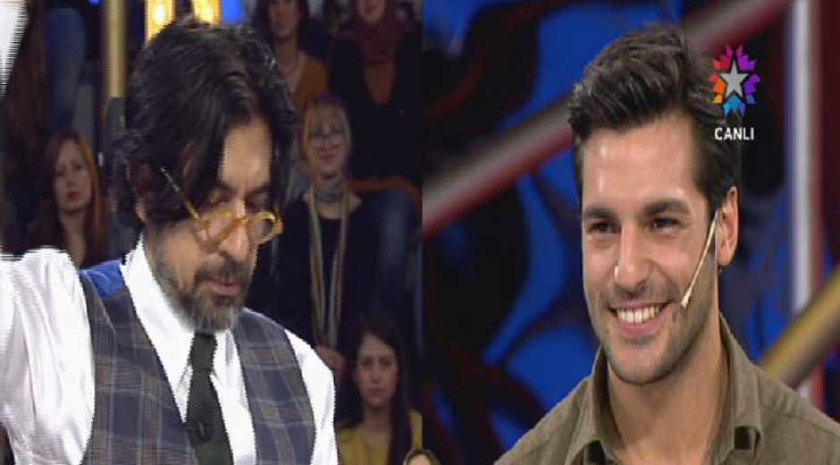 Okan Bayülgen'den Serkan Çayoğlu'nu terleten sorular!